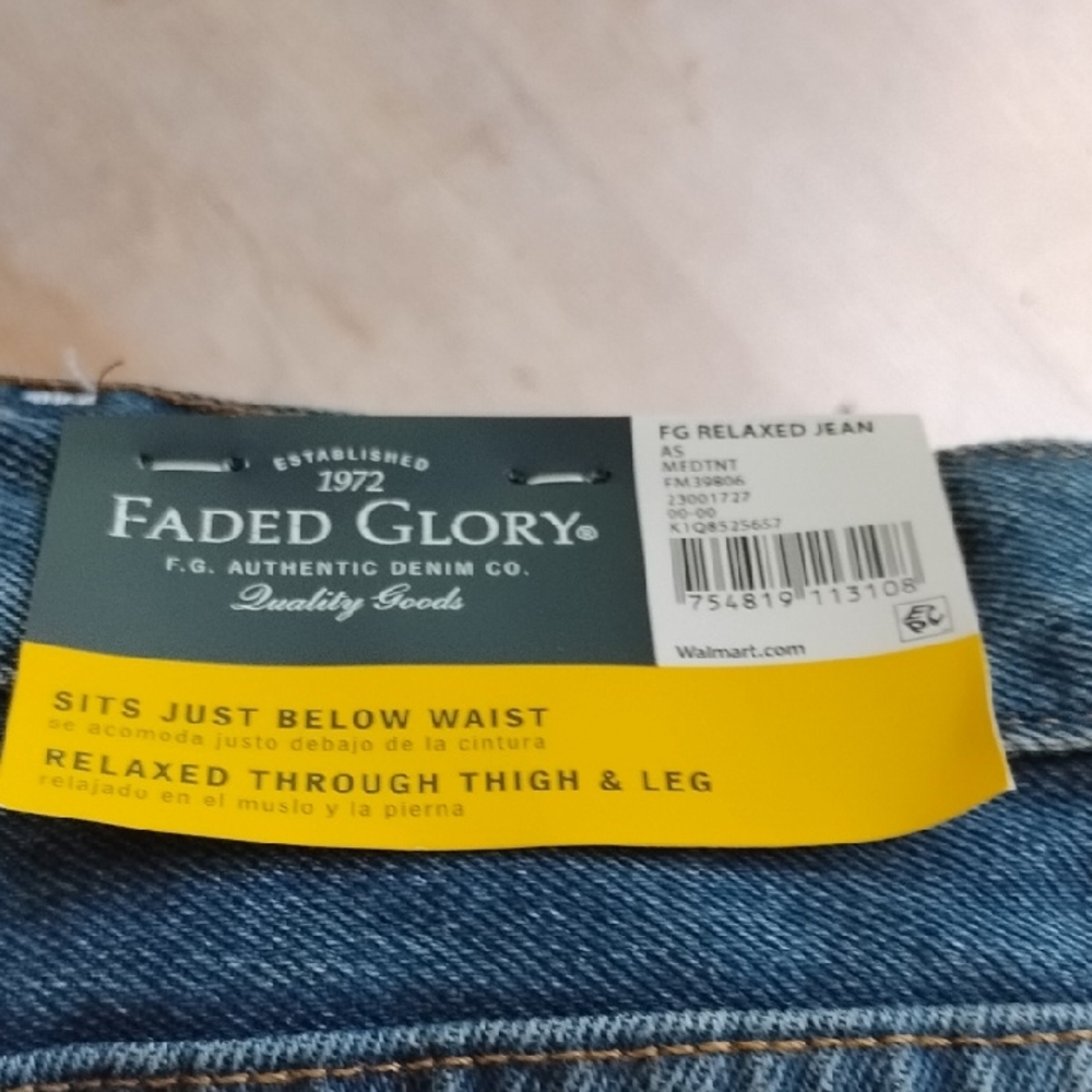 Faded Glory Relaxed Fit Jeans
